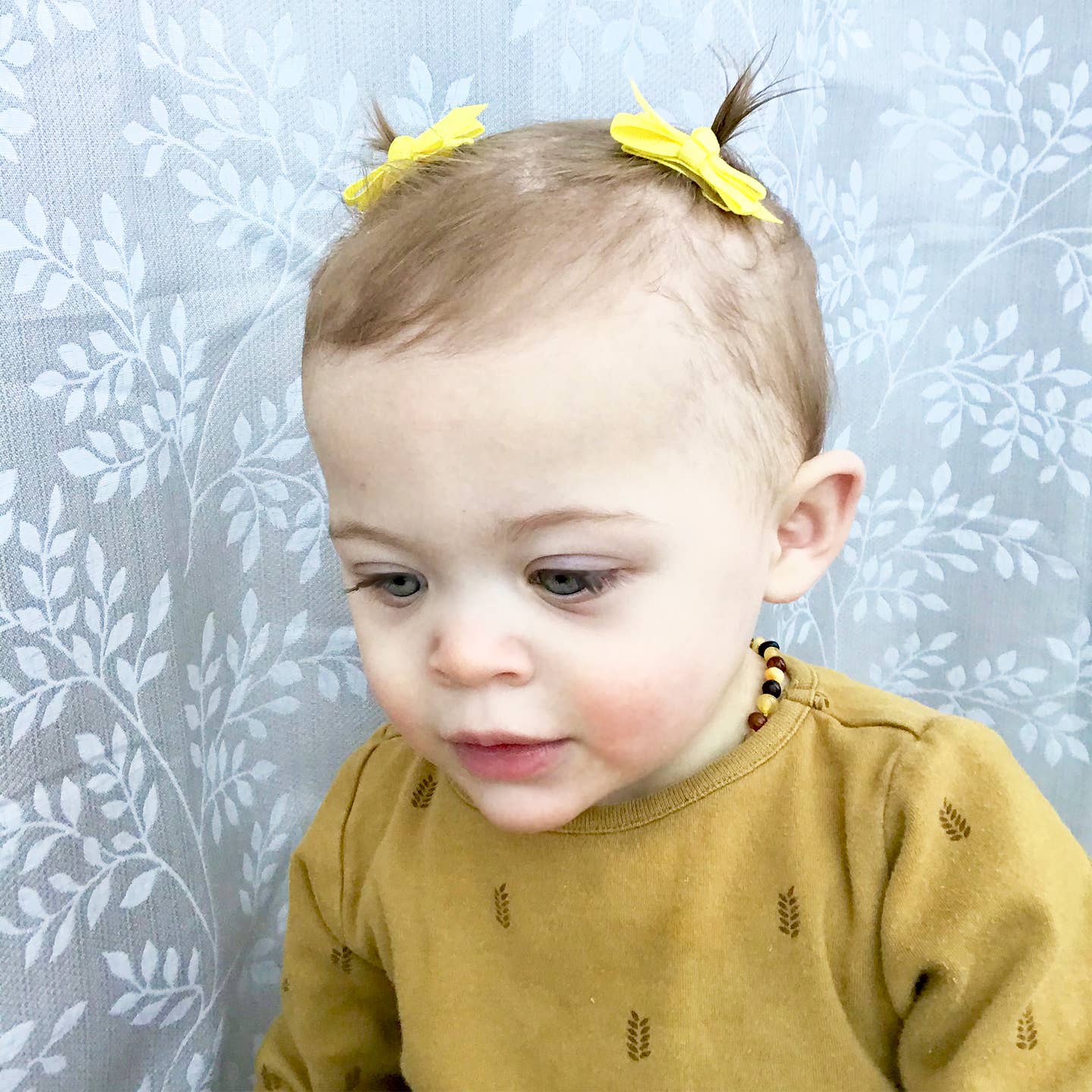 Chelsea Grosgrain Bows on Snap Clips Set of 5 - Sea la Vie by Baby Wisp - Image 5