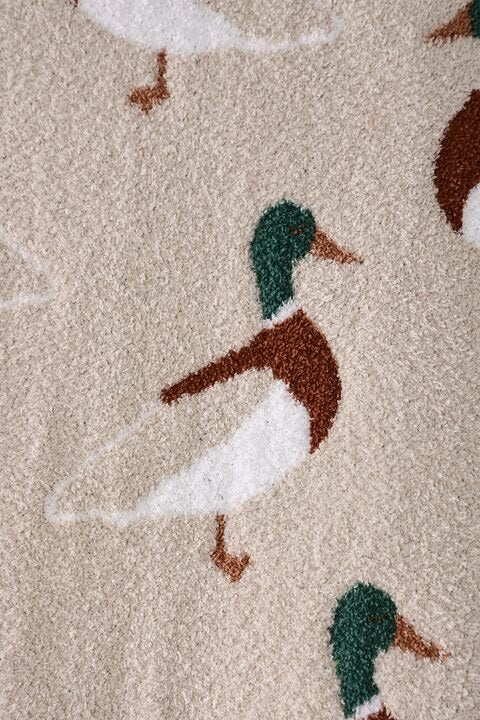 Chenille Blanket - Simple Mallard by Velvet Fawn - Image 2
