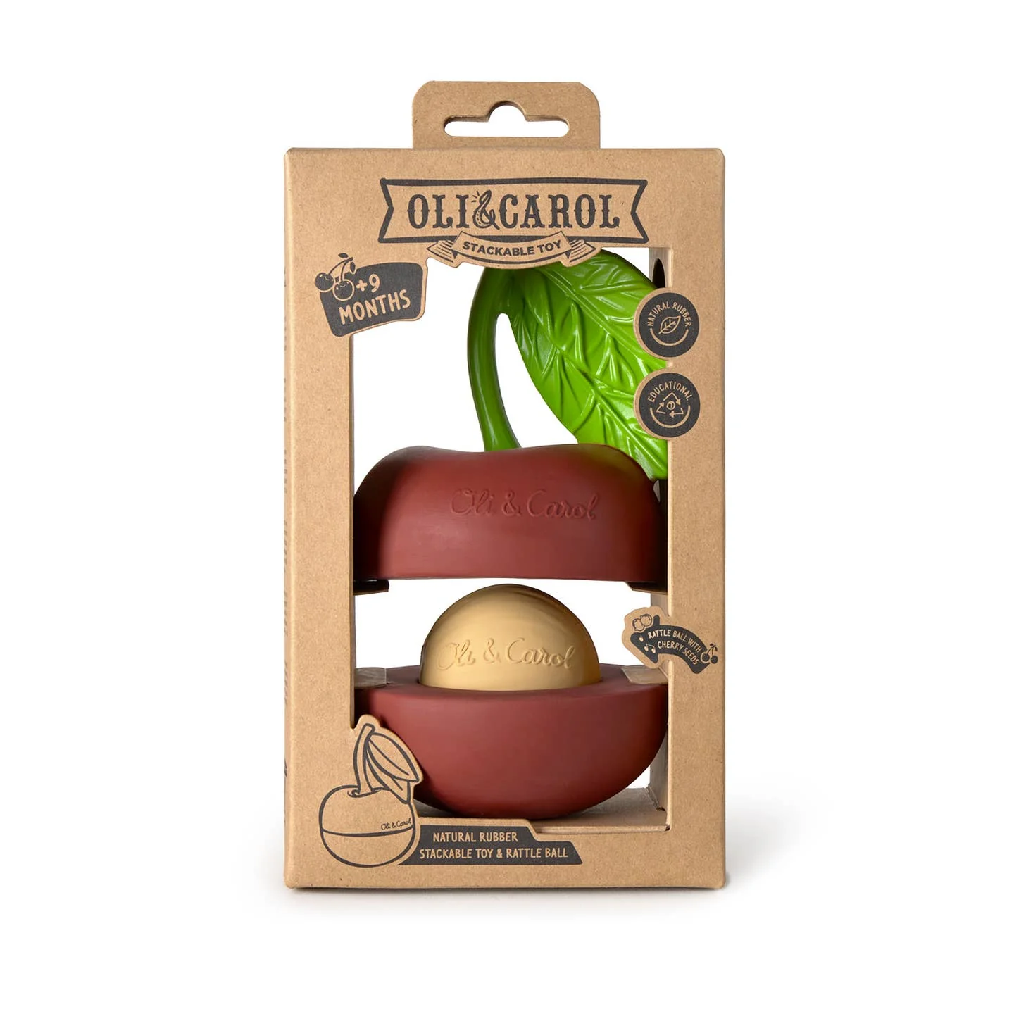 Cherry Stacking Toy & Rattle Ball - Image 4