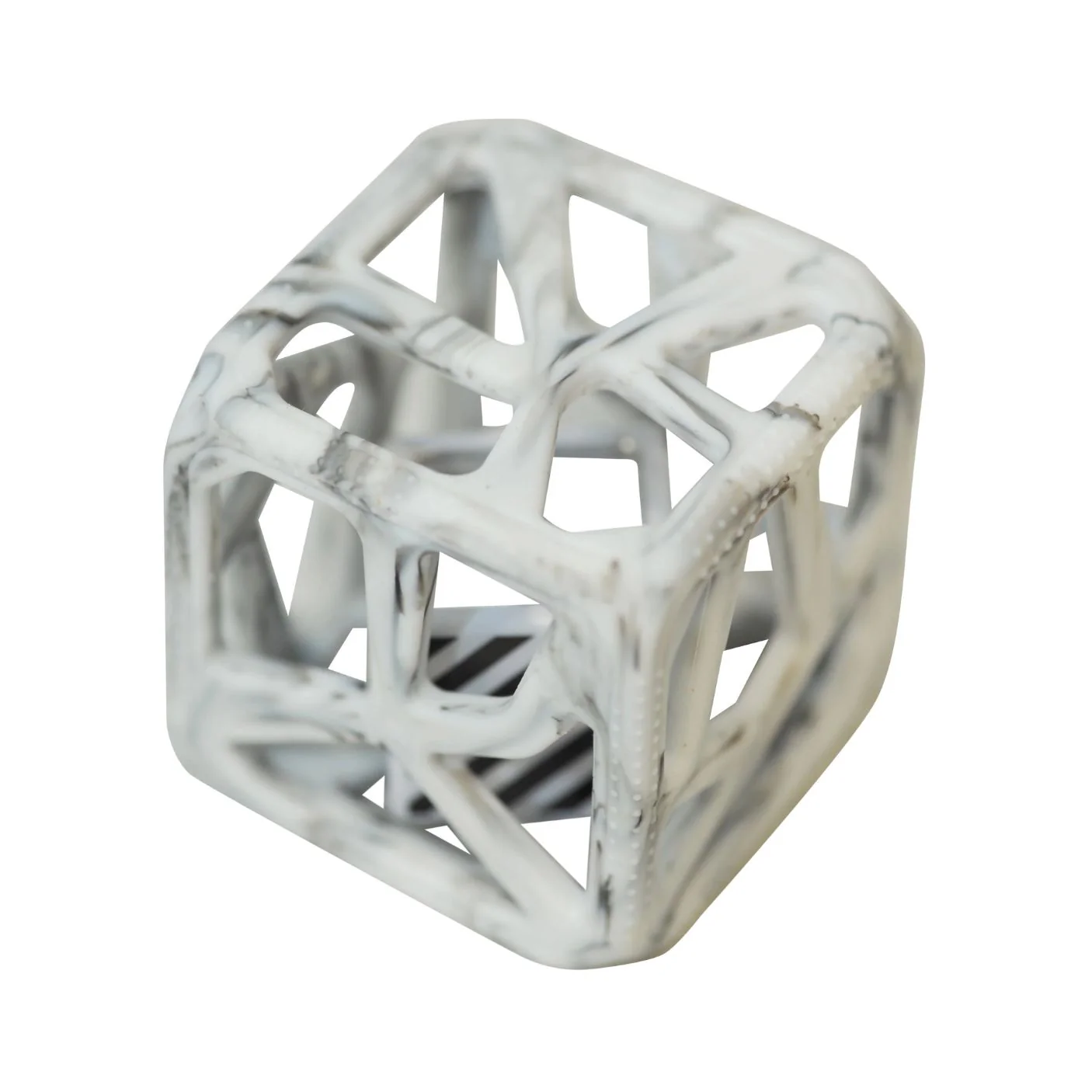 Chew Cube - Marble Grey by Malarkey Kid