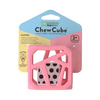 Chew Cube - Pink by Malarkey Kids - Image 3