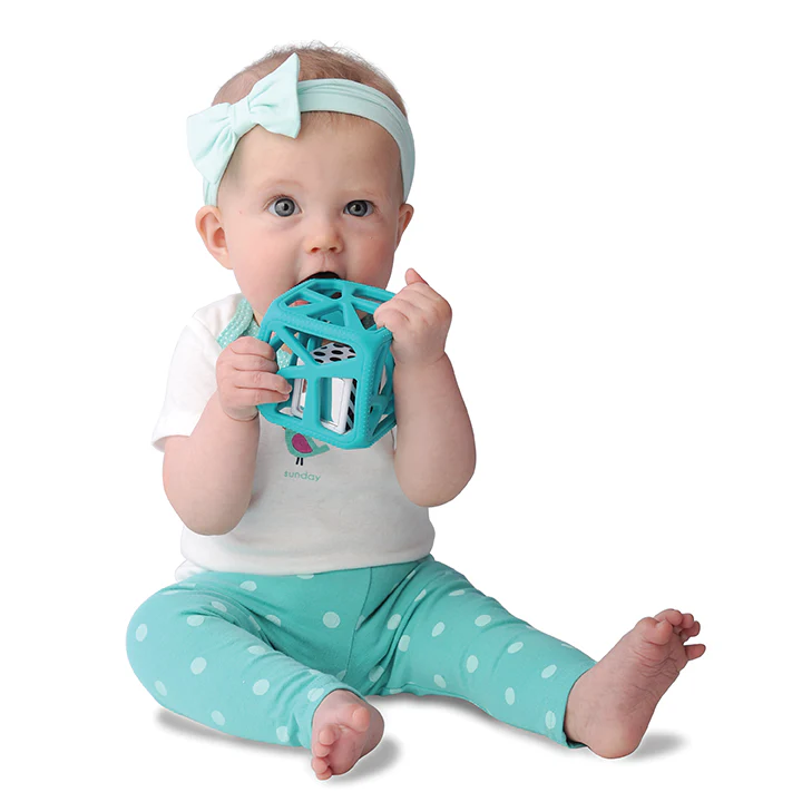 Chew Cube - Blue by Malarkey Kids - Image 2