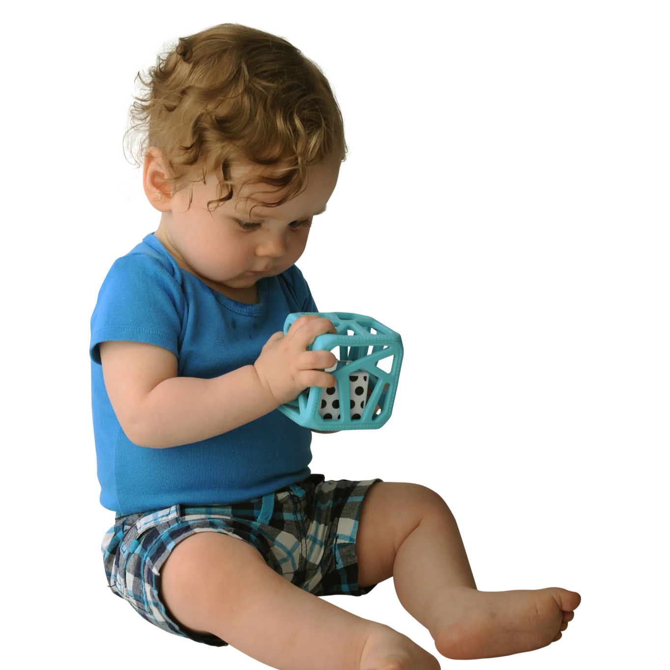 Chew Cube - Blue by Malarkey Kids - Image 3