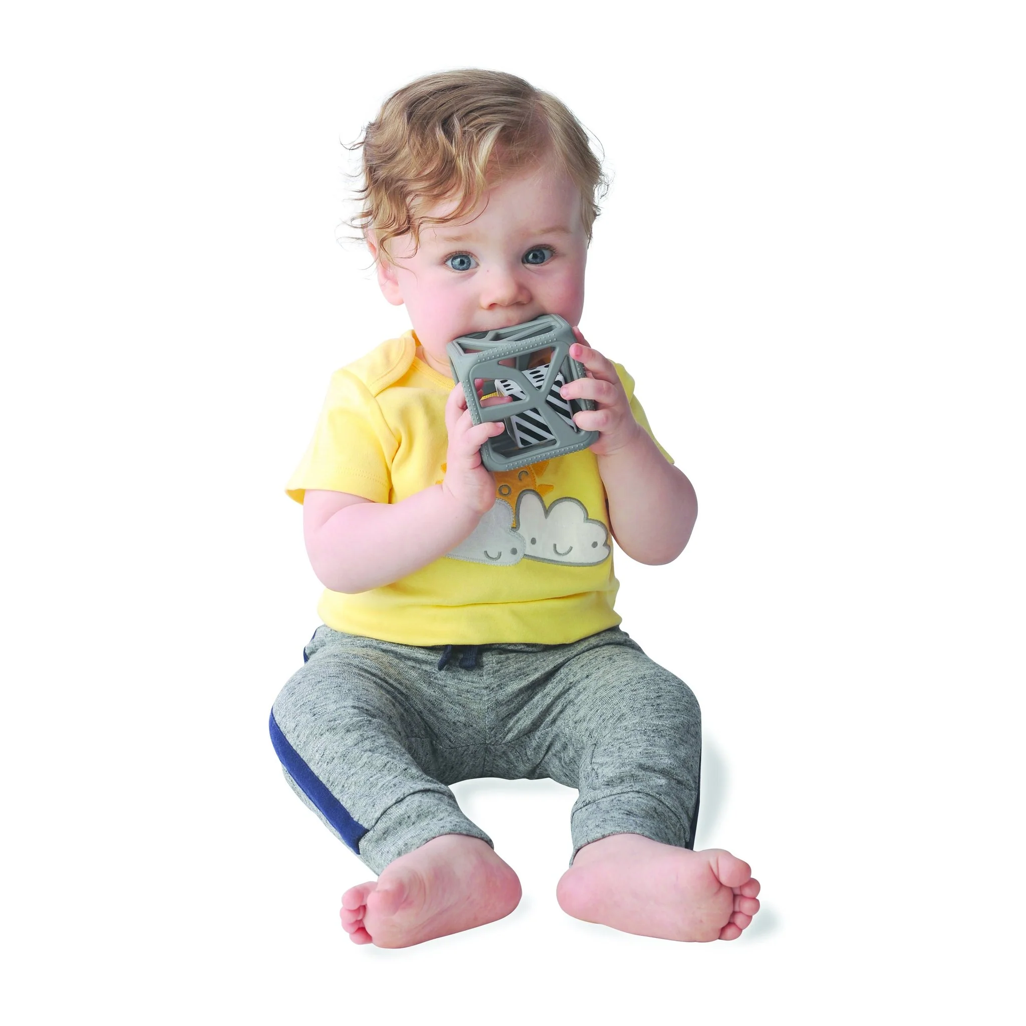 Chew Cube - Grey by Malarkey Kids - Image 4