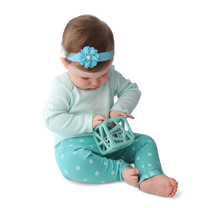 Chew Cube - Mint by Malarkey Kids - Image 6