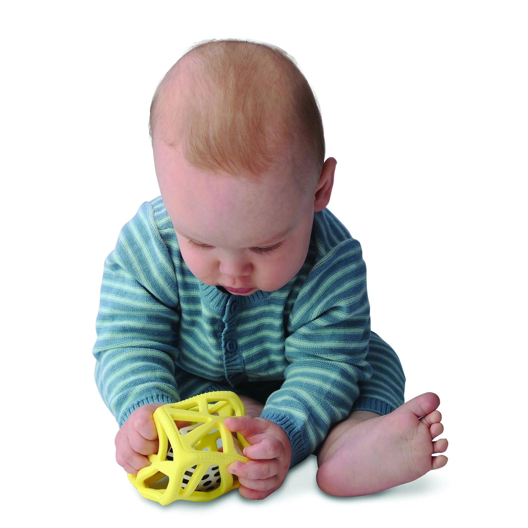 Chew Cube - Yellow by Malarkey Kids - Image 4
