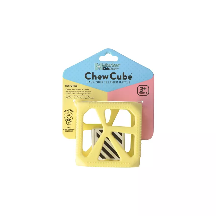 Chew Cube - Yellow by Malarkey Kids - Image 7