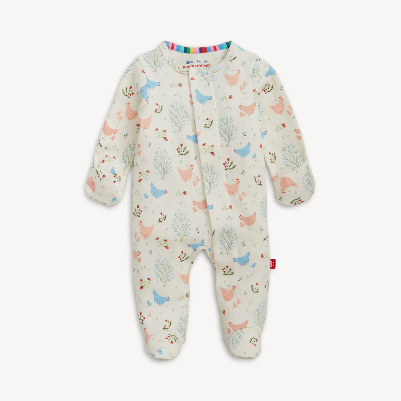Chicken Tender Organic Cotton Magnetic Footie by Magnetic Me - FINAL SALE - Image 6