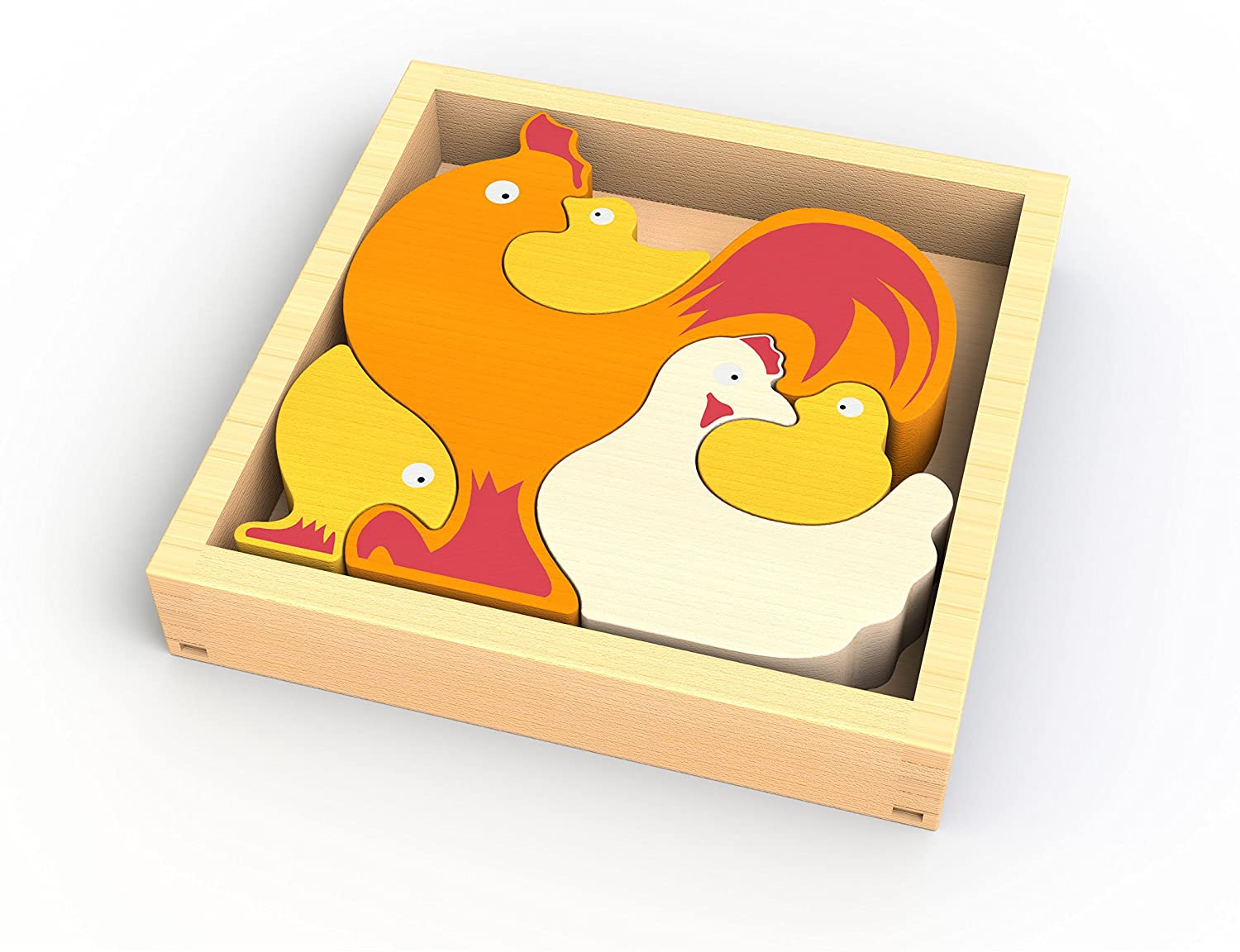 Chicken Family Puzzle by Begin Again - Image 2