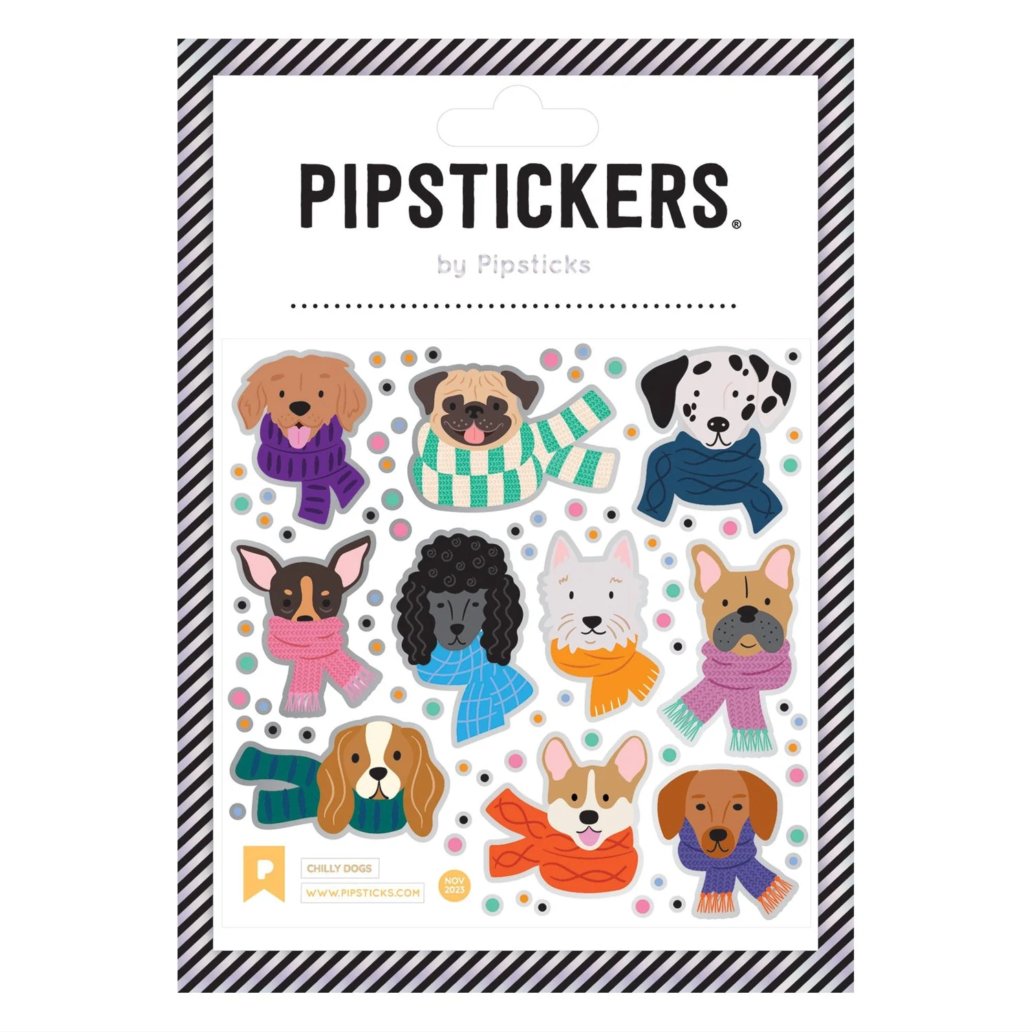 Chilly Dogs Stickers by Pipsticks