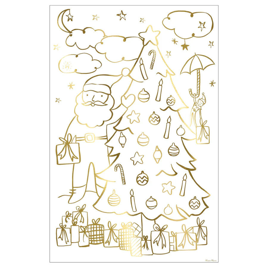 Christmas Colouring Posters by Meri Meri - Image 3