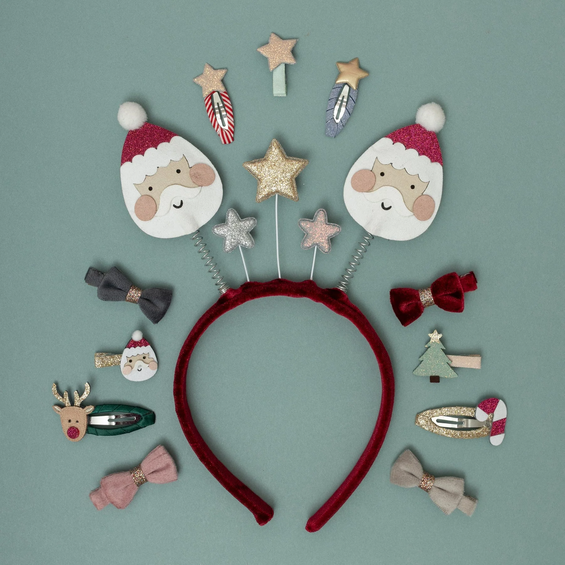 Christmas Velvet Bow Clips by Mimi & Lula - Image 6