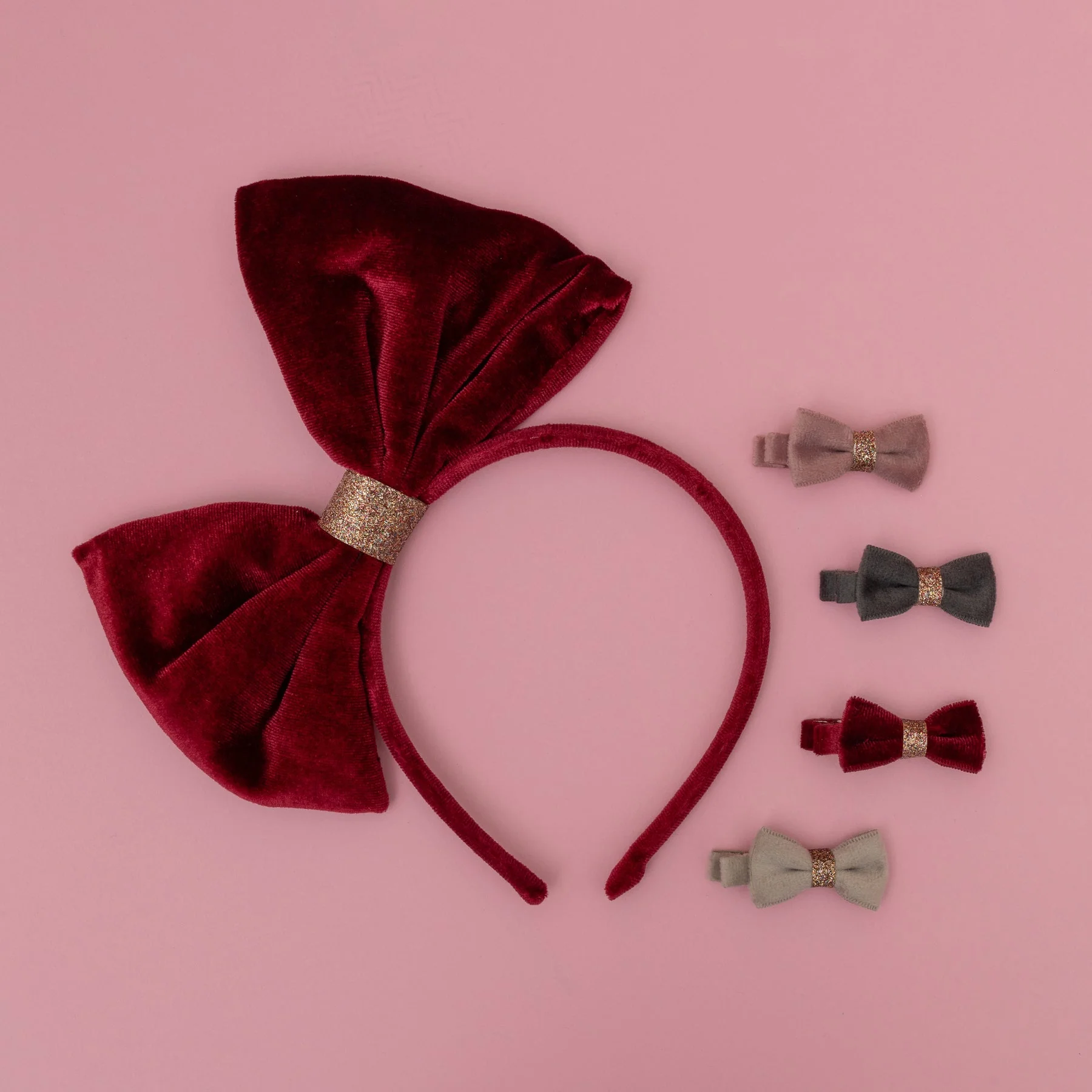 Christmas Velvet Bow Clips by Mimi & Lula - Image 7
