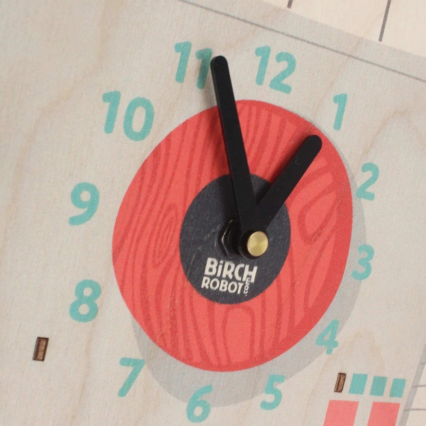Chuck the Robot Single Pendulum Clock by Birch Robot - Image 3