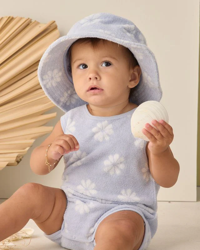 Cinch Playsuit - Periwinkle Daisy by Rylee + Cru - Image 2
