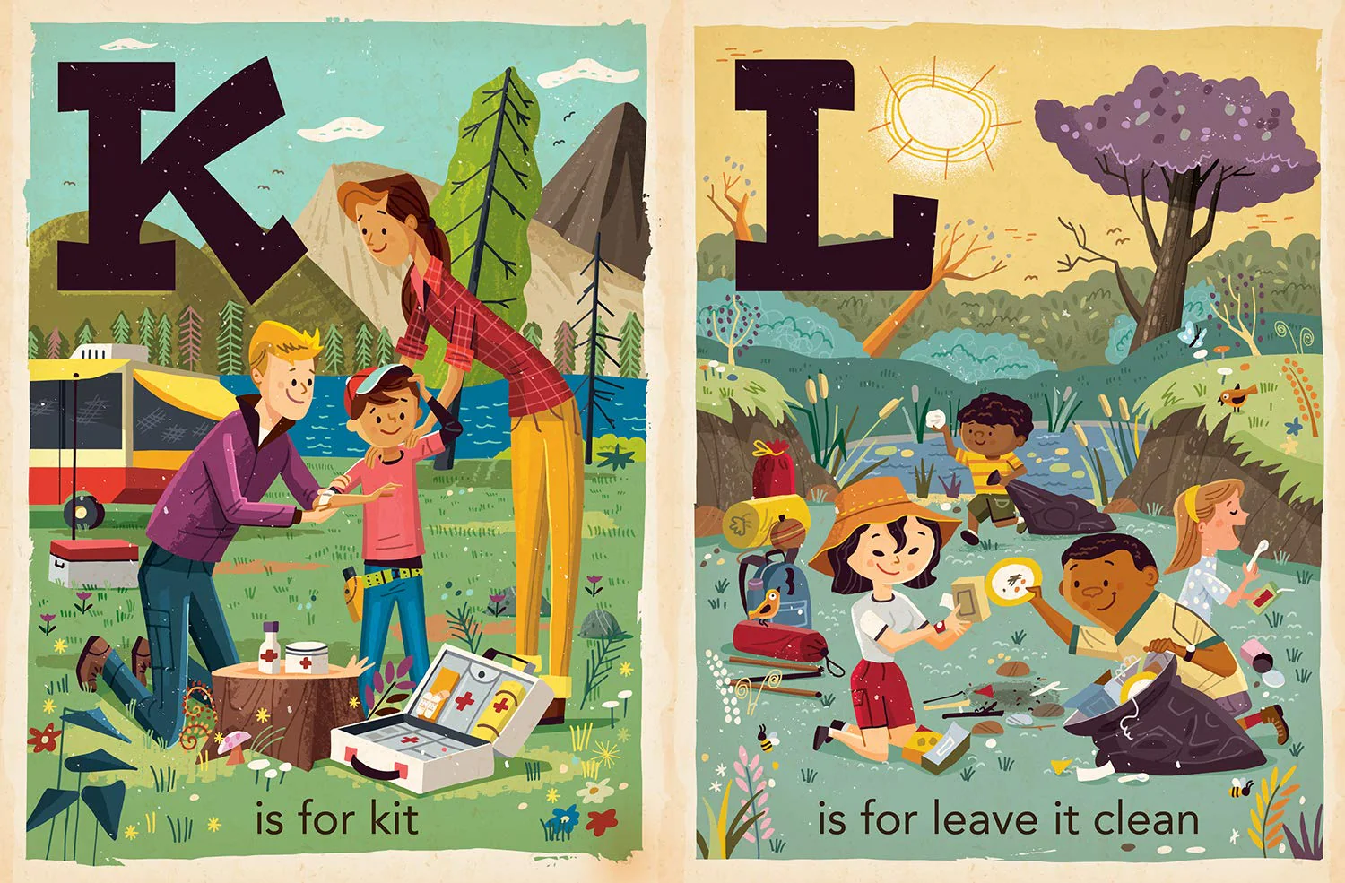 C Is for Camping - Board Book - Image 3