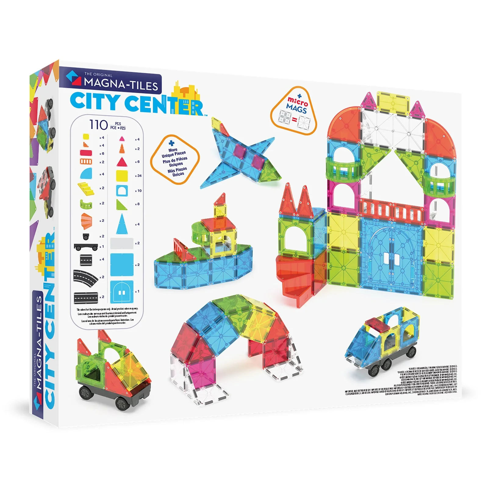 City Center 110-Piece Set by Magna-Tiles - Image 8