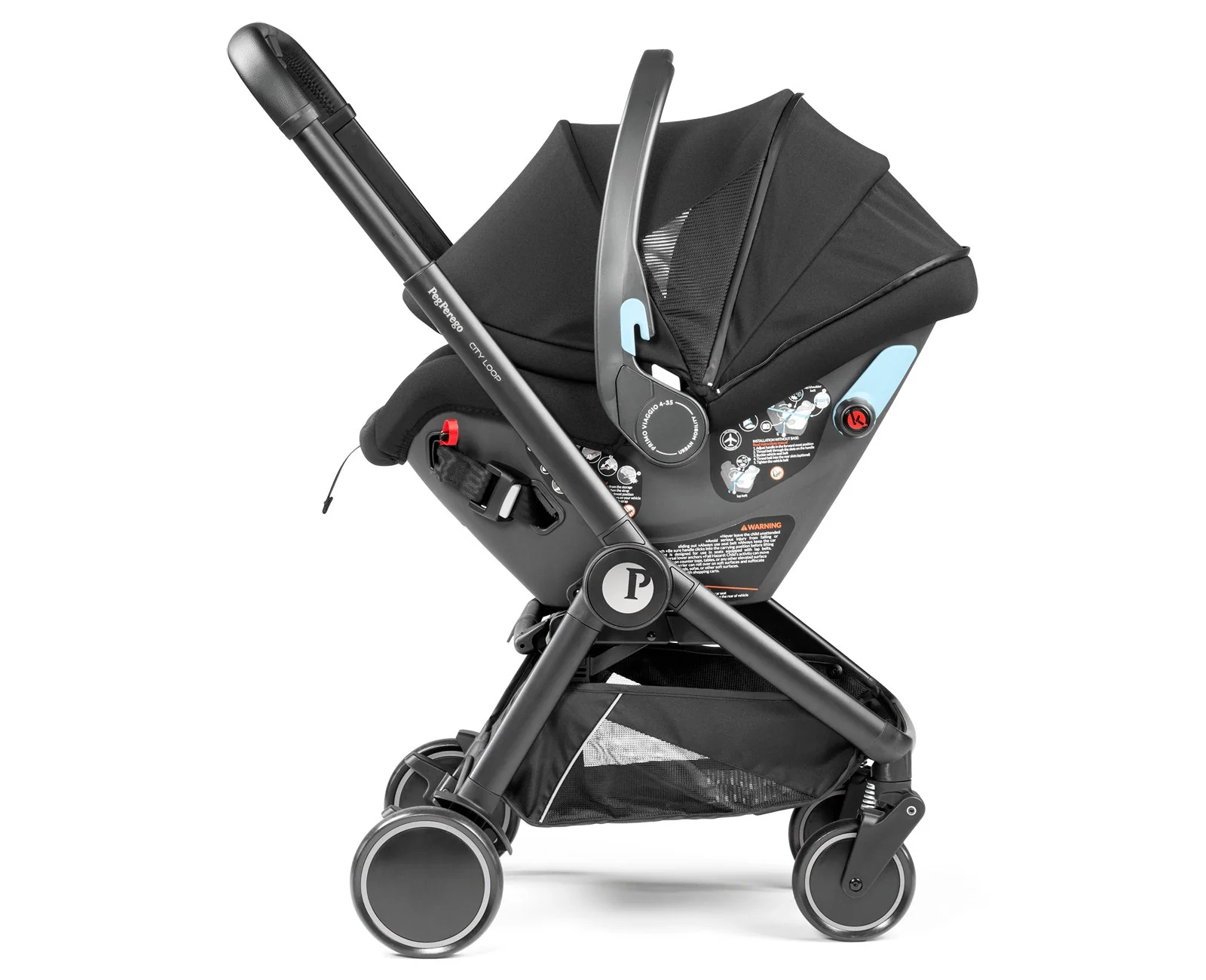 City Loop + Urban Mobility Infant Car Seat and Stroller Combo by PEG - Image 2