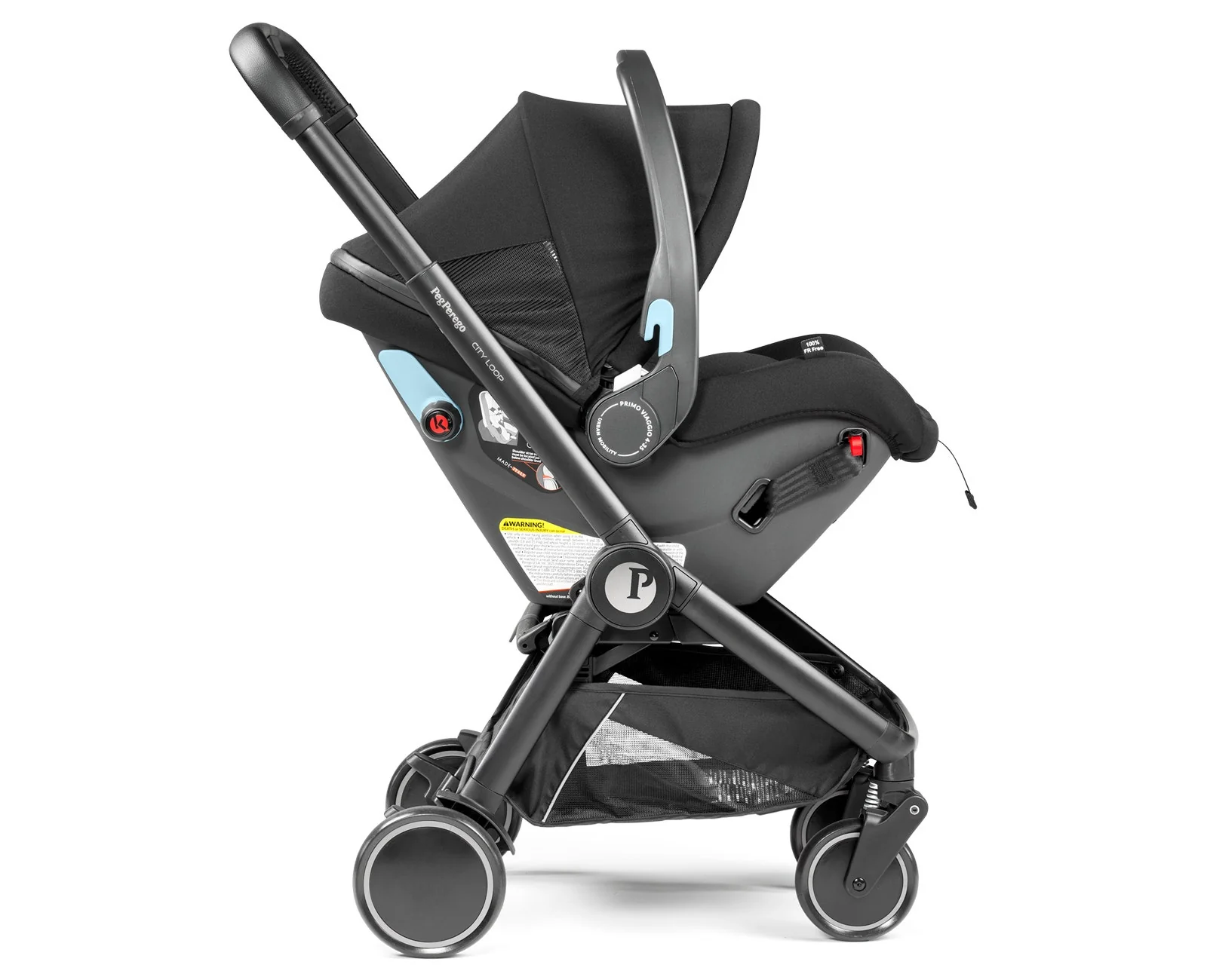 City Loop + Urban Mobility Infant Car Seat and Stroller Combo by PEG - Image 6