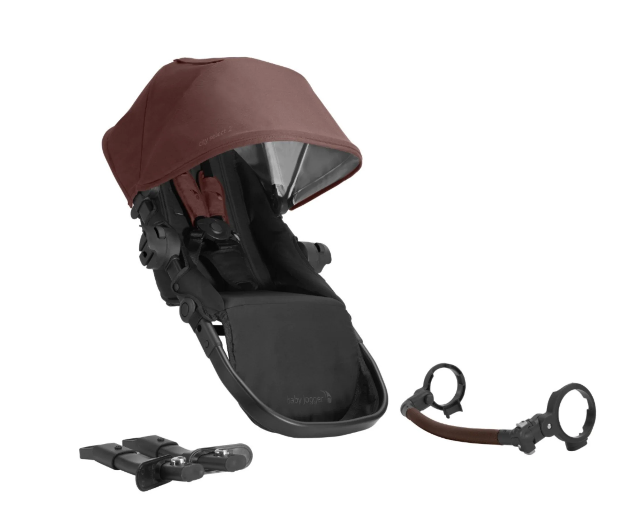 City Select 2 with Tencel Second Seat Kit by Baby Jogger - Image 4