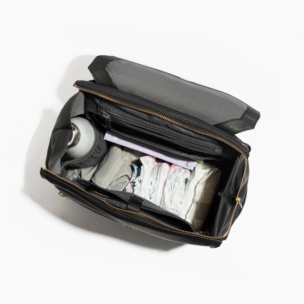 Classic Diaper Bag II - Ebony by Freshly Picked - Image 7