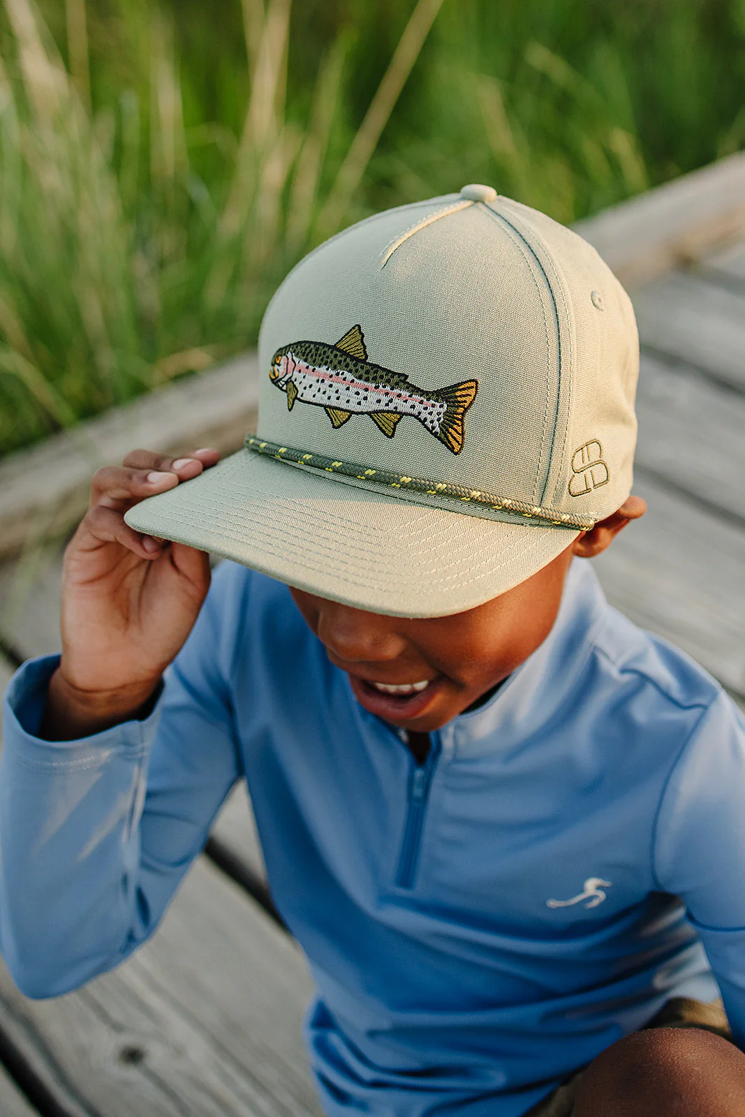 Classic Hat - Rainbow Trout by Velvet Fawn - Image 2
