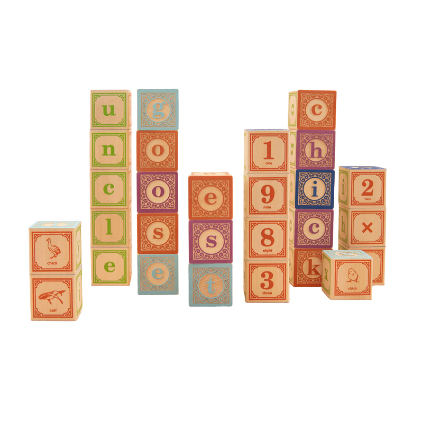 Classic Lowercase ABC Blocks by Uncle Goose