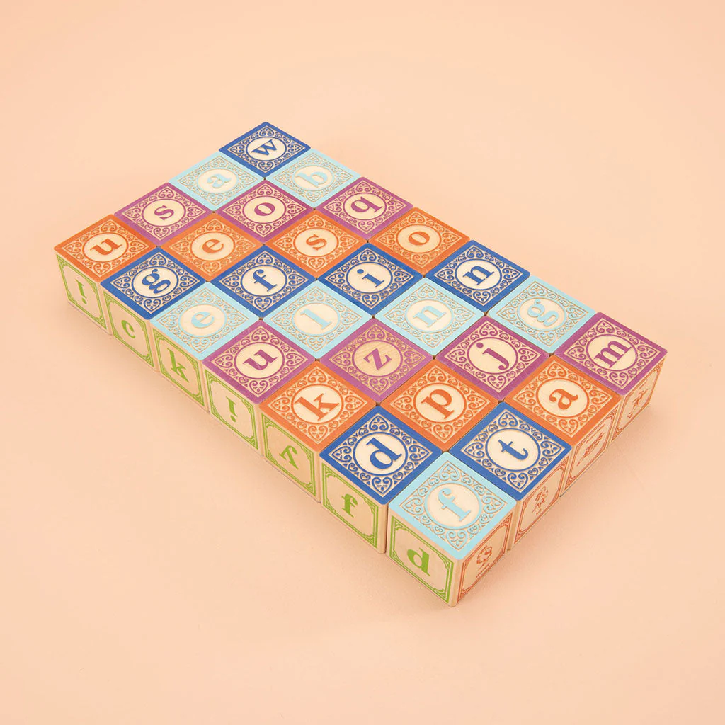 Classic Lowercase ABC Blocks by Uncle Goose - Image 2