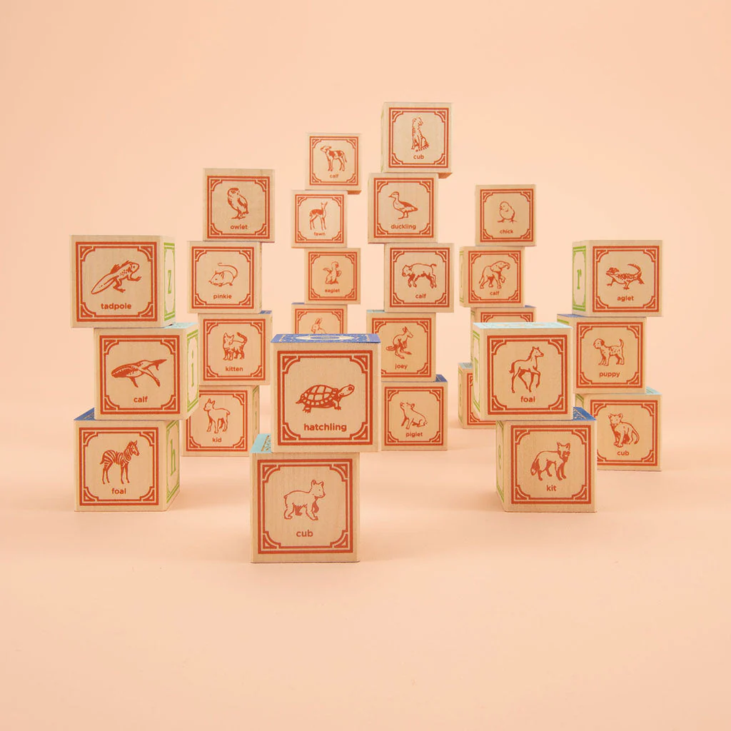 Classic Lowercase ABC Blocks by Uncle Goose - Image 3