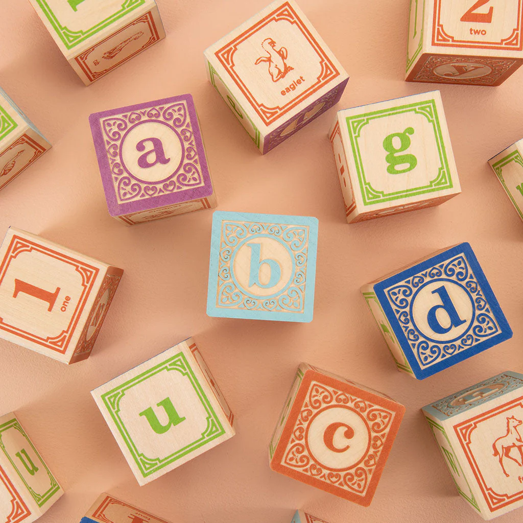 Classic Lowercase ABC Blocks by Uncle Goose - Image 6