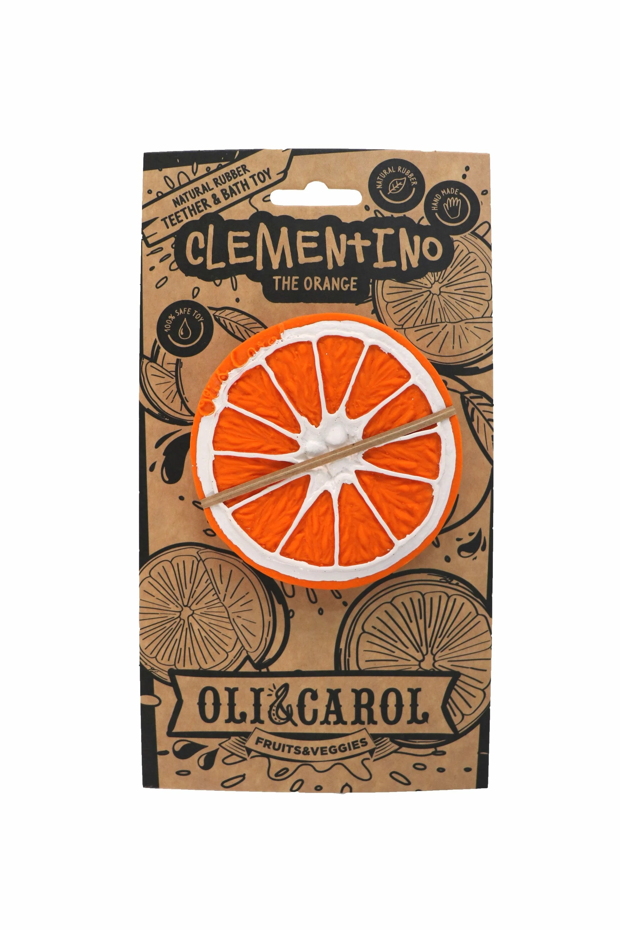Clementino the Orange Teether by Oli & Carol - Image 3