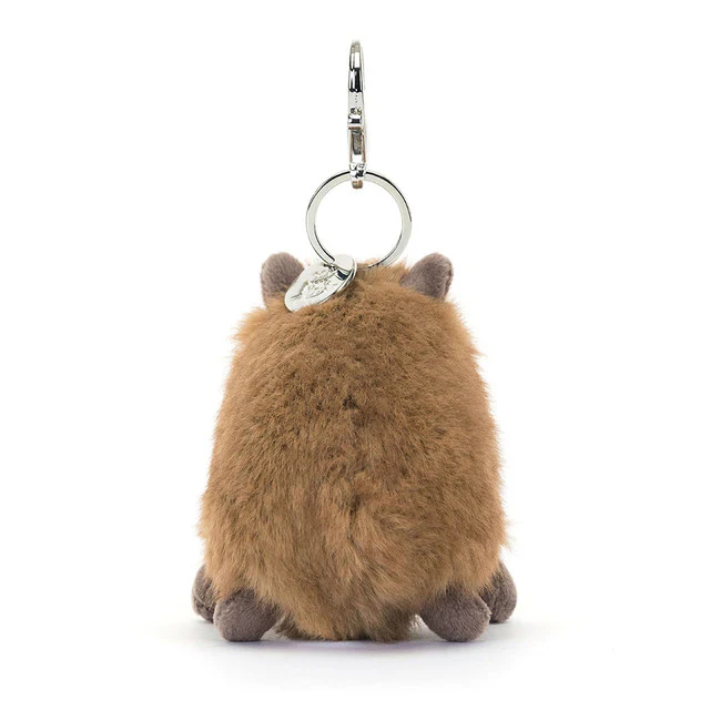 Clyde Capybara Bag Charm by Jellycat - Image 3
