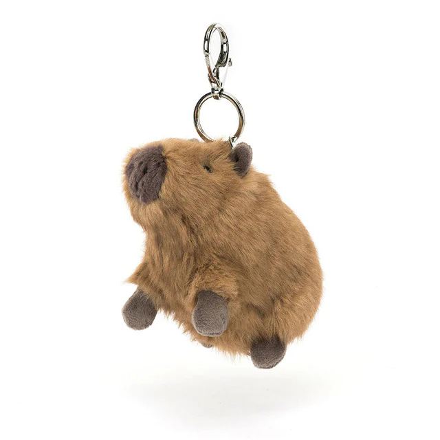 Clyde Capybara Bag Charm by Jellycat - Image 5