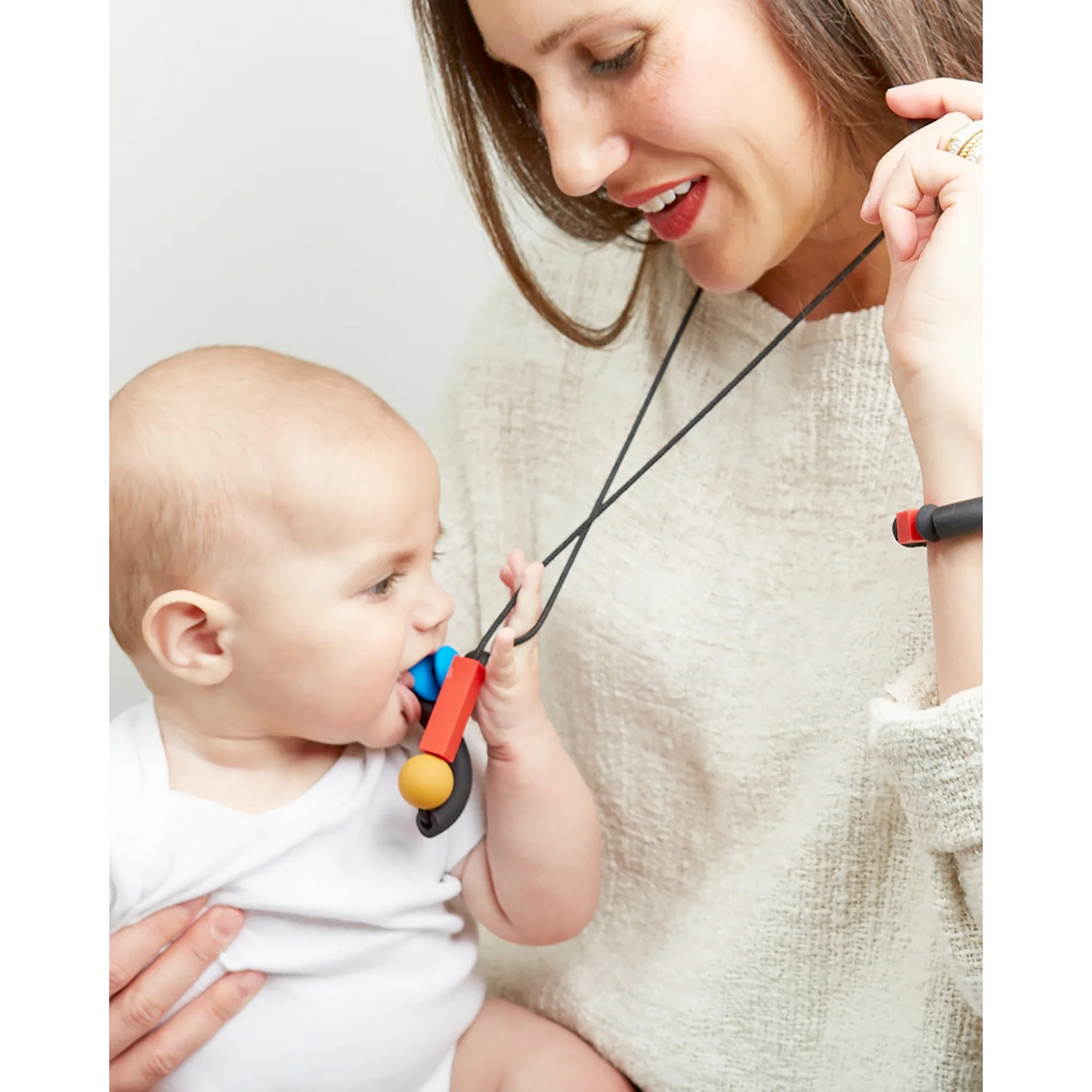 Cobalt Balance Teething Necklace by January Moon - Image 4