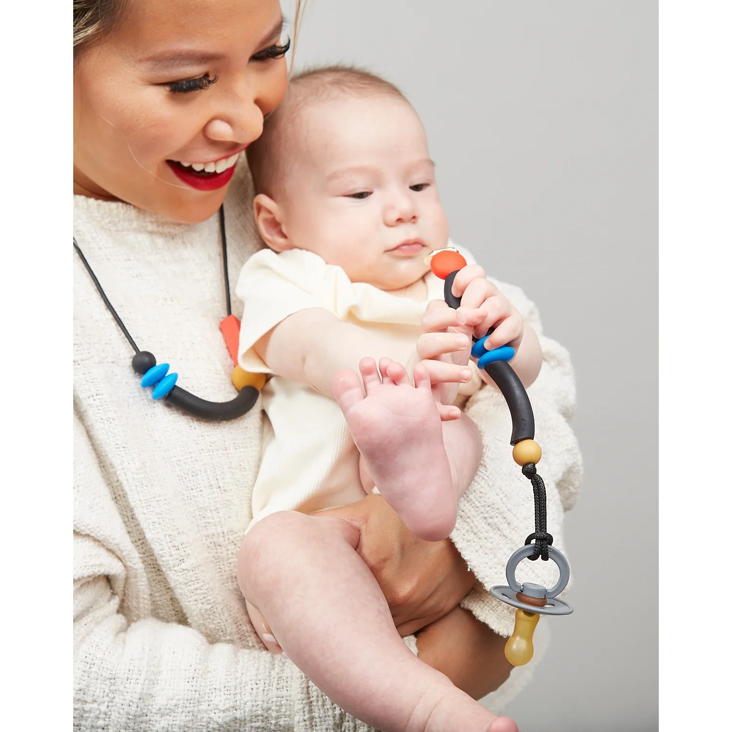 Cobalt Balance Teething Necklace by January Moon - Image 5
