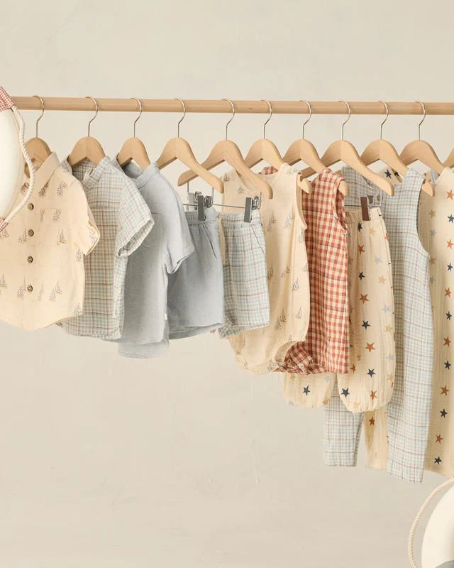 Collared Short Sleeve Shirt - Sail by Rylee + Cru - Image 5