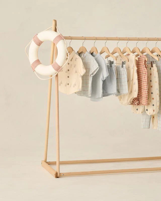 Collared Short Sleeve Shirt - Sail by Rylee + Cru - Image 6