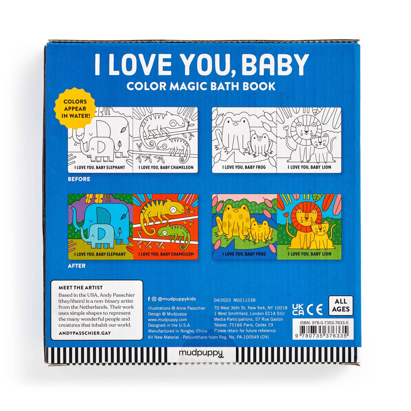 Color Magic Bath Book - I Love You, Baby - Image 4