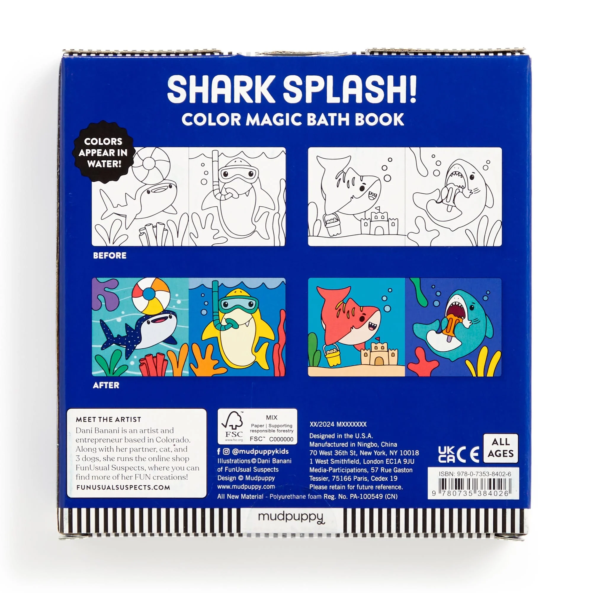 Color Magic Bath Book - Shark Splash - Image 7