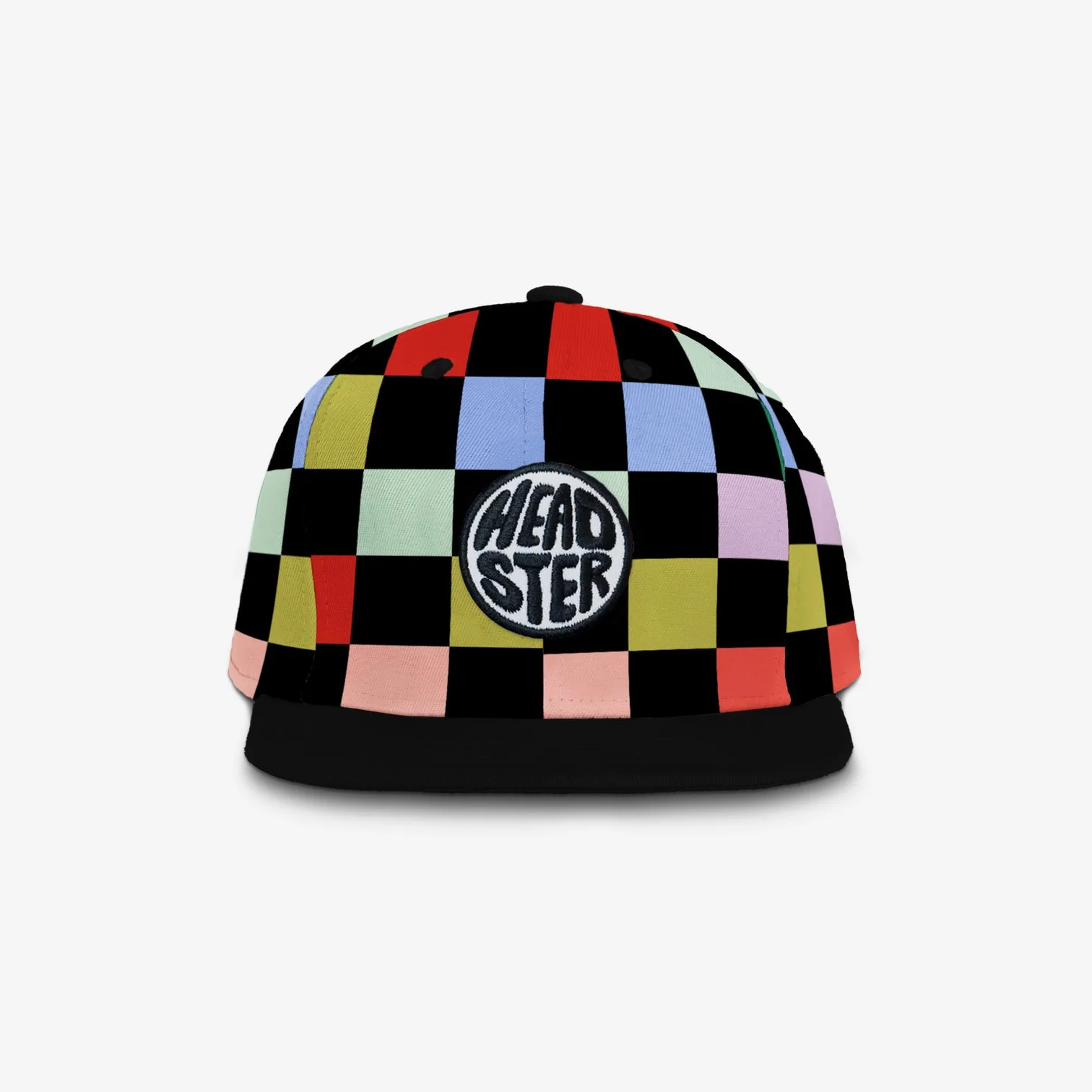 Colorbust Snapback Hat - Black by Headster Kids - Image 2
