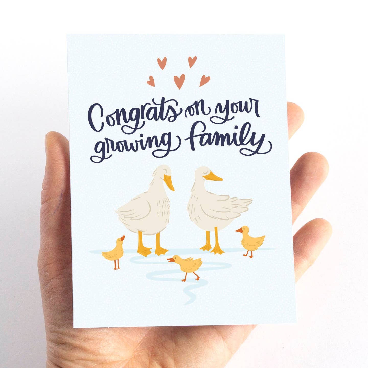 Congrats on Your Growing Family Duckling Card by Pedaller Designs - Image 2