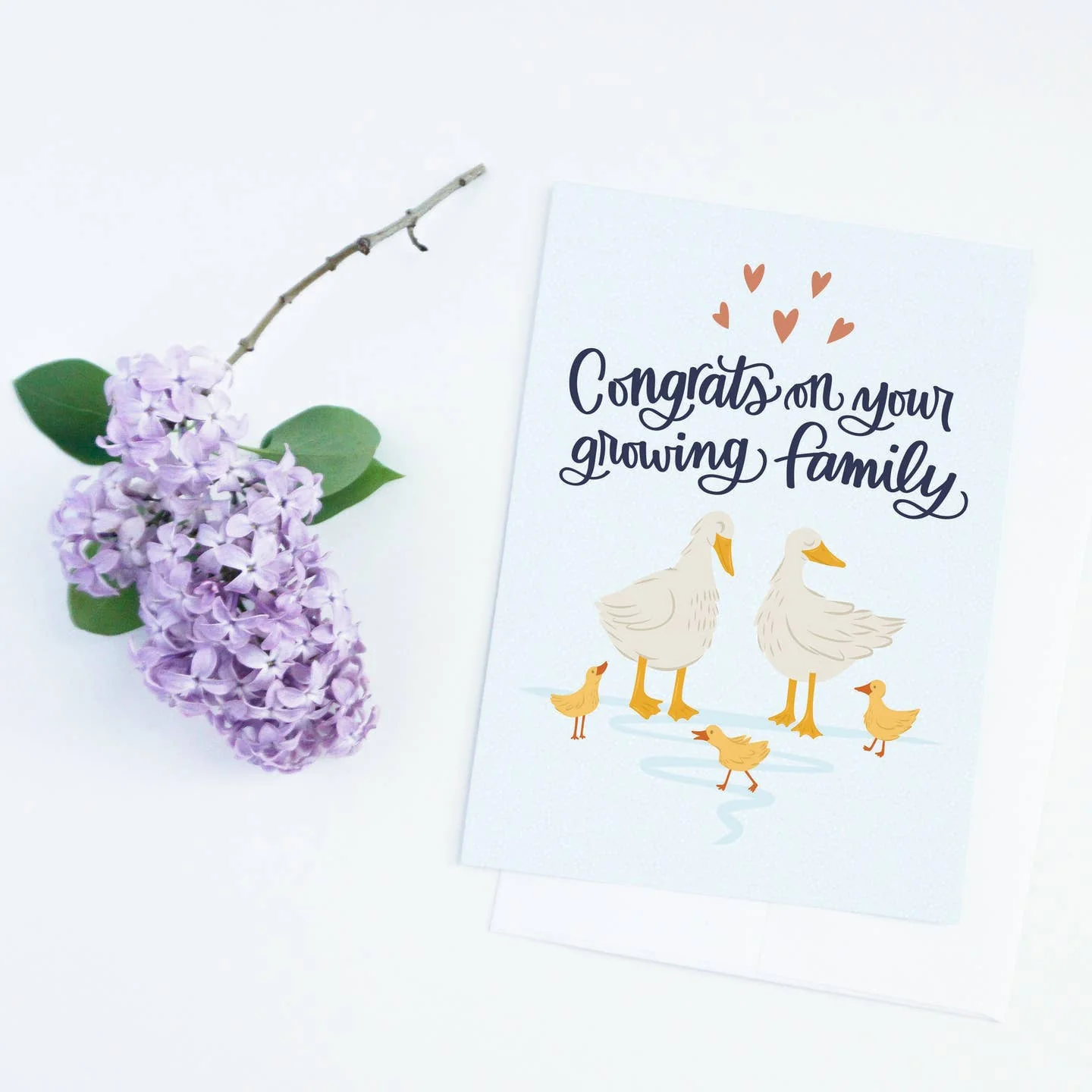 Congrats on Your Growing Family Duckling Card by Pedaller Designs - Image 5