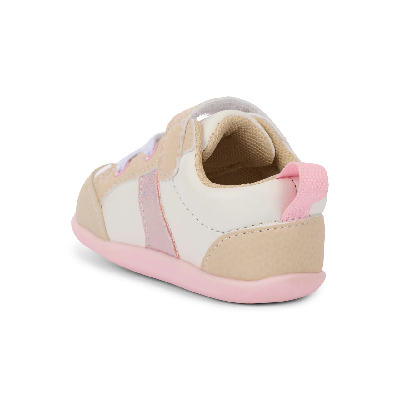 Connor First Walker Shoe - White/Oatmeal by See Kai Run - Image 2