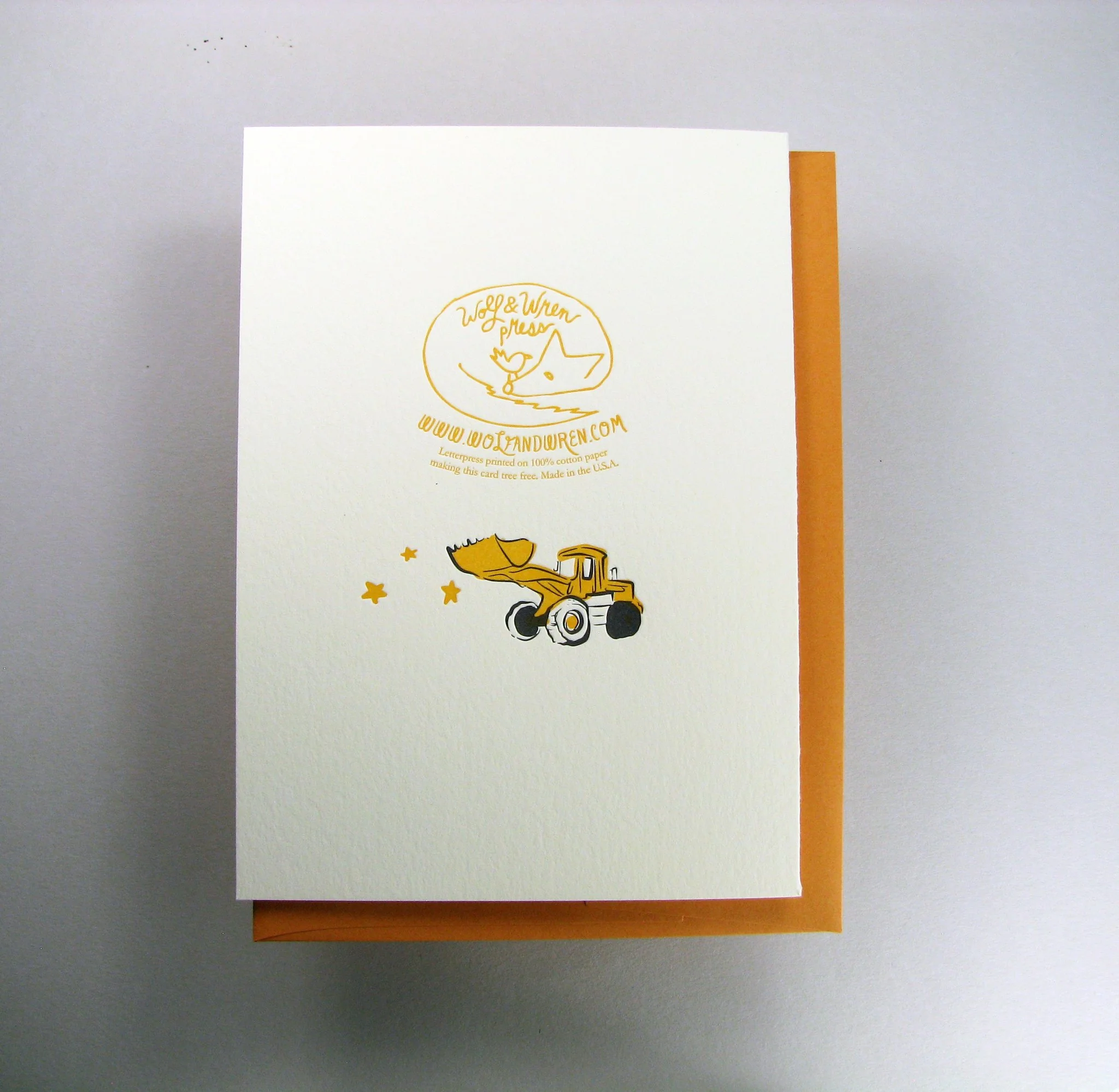 Construction Buddy Birthday Card - Image 2