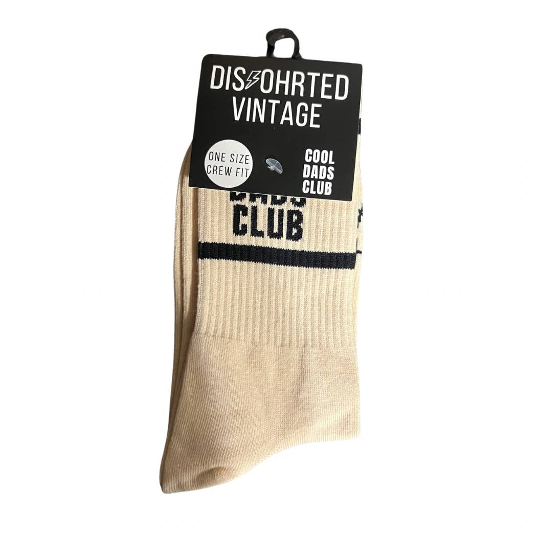 Cool Dads Club Men's Socks - Cream by Disohrted Vintage - Image 2