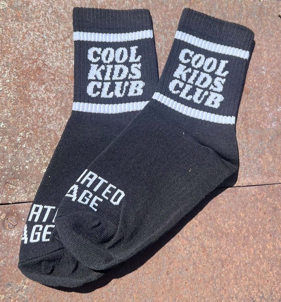 Cool Kids Club Socks - Black by Disohrted Vintage - Image 2