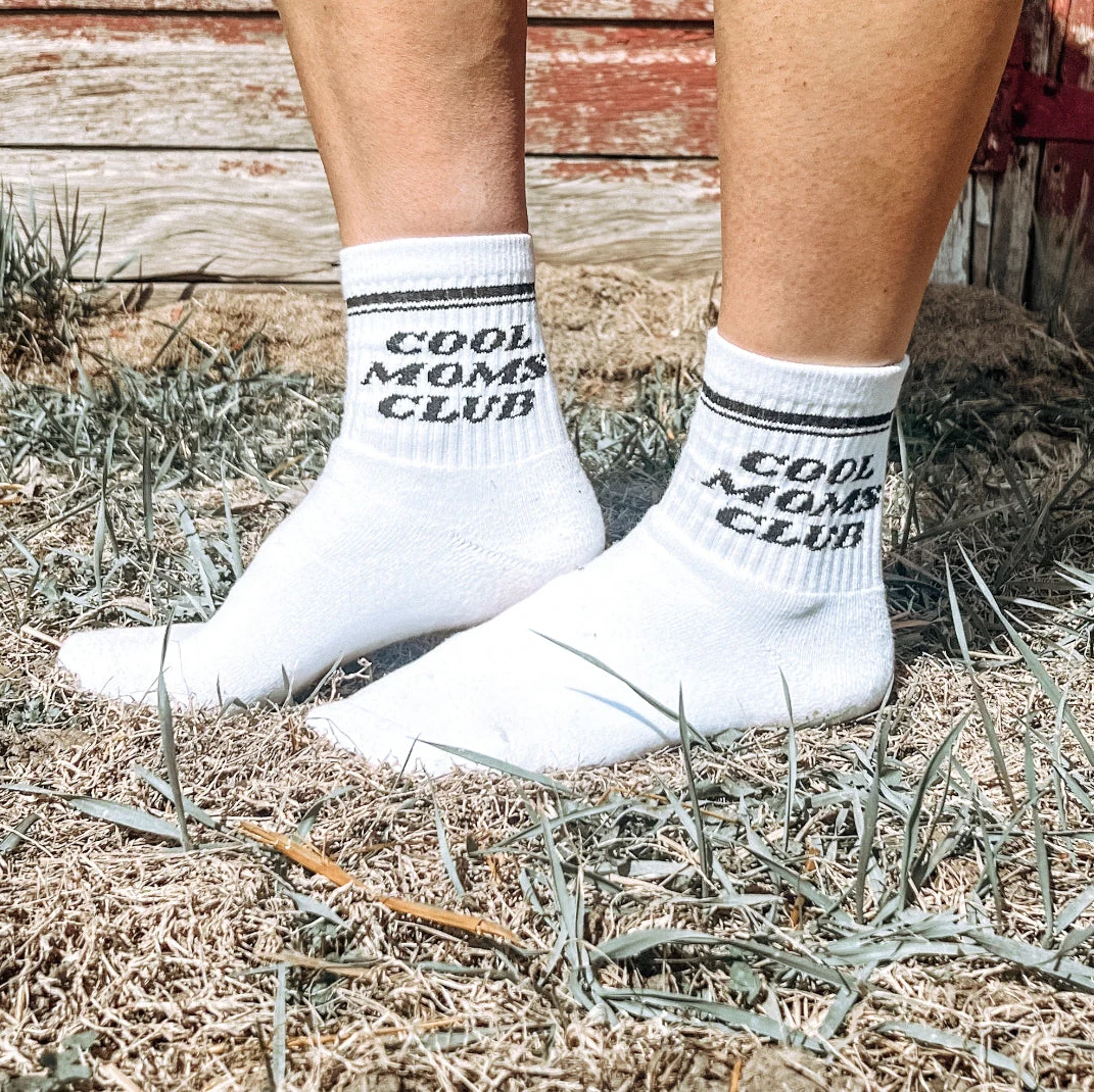 Cool Moms Club Socks - White by Disohrted Vintage - Image 2