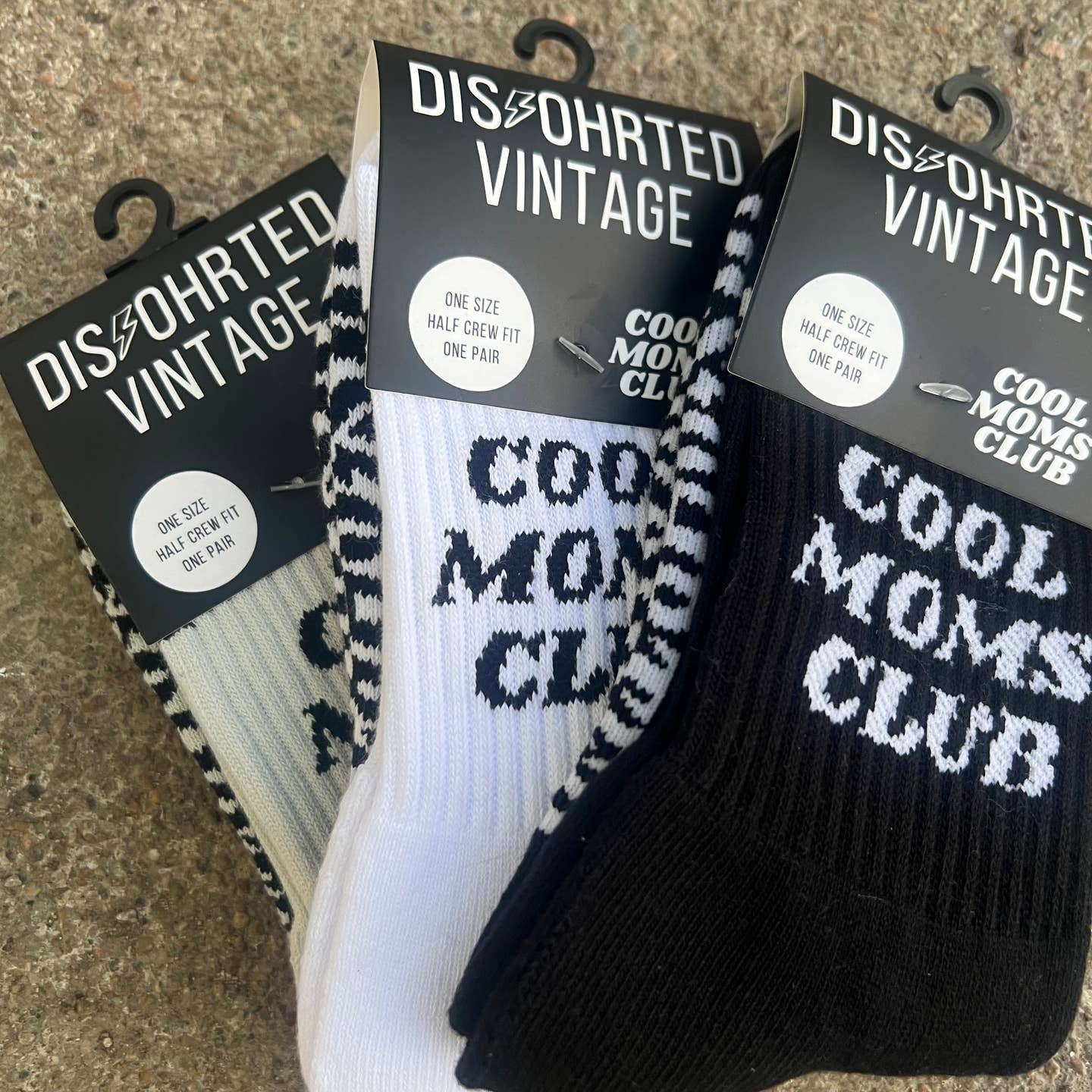 Cool Moms Club Socks - White by Disohrted Vintage - Image 6