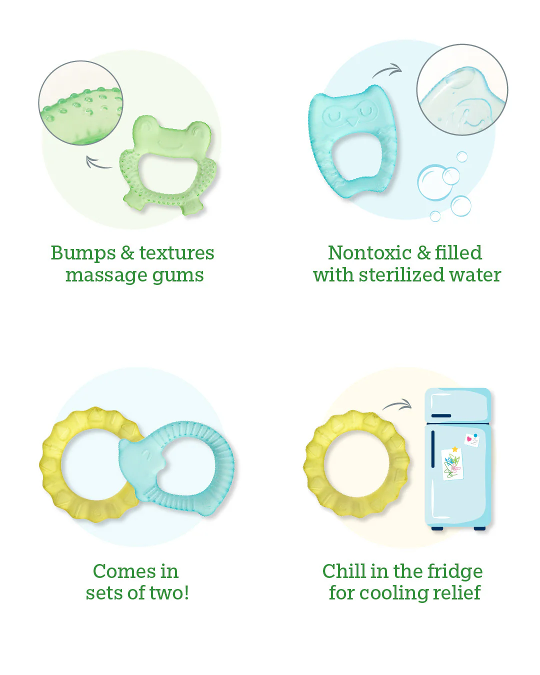 Cool Nature Teether 2pk by Green Sprouts - Image 4
