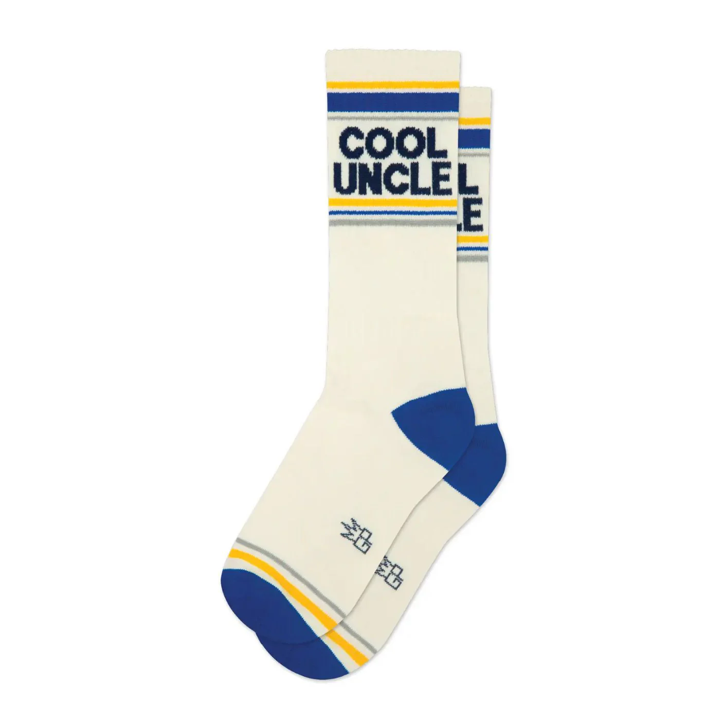 Cool Uncle Gym Crew Socks by Gumball Poodle
